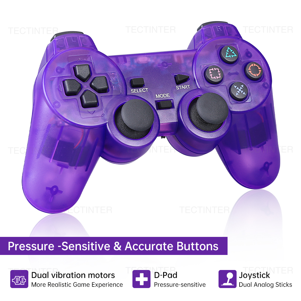 Wireless Controller JoyPad For PS2 Game Console For Bluetooth Mando Jogos Manette Controle Joystick Gamepad For Sony PS2. 