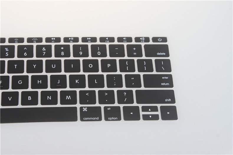【happy one】2020 US version Keyboard Skin Cover Protector for Apple Pro 13" inch (NO Touch Bar) for book Pro 13.3 1708. 