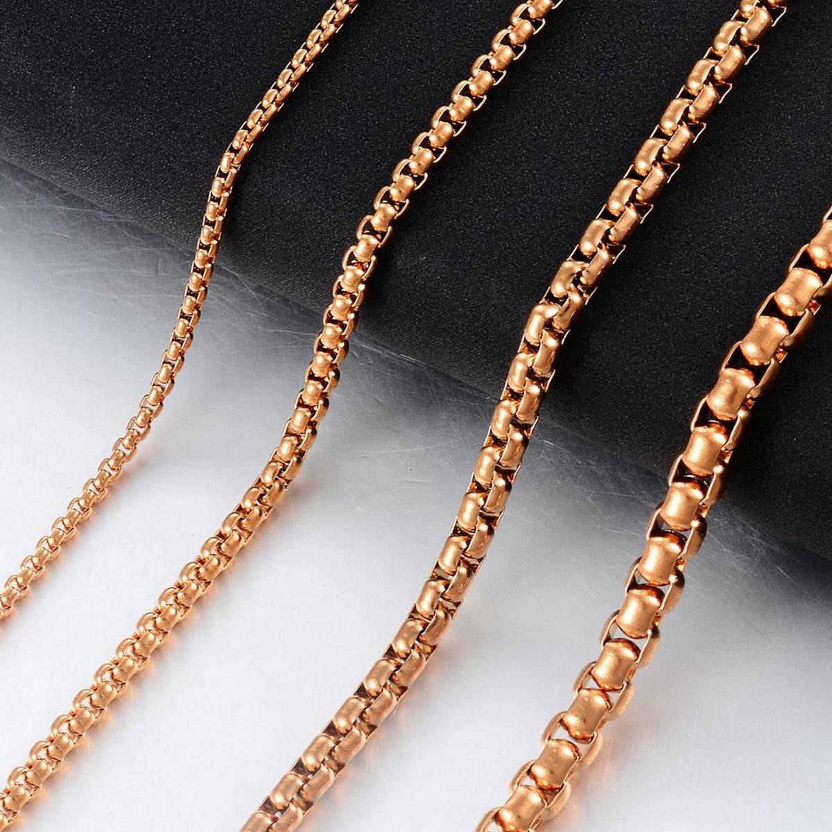 Stainless Steel Rose Gold Ladies 