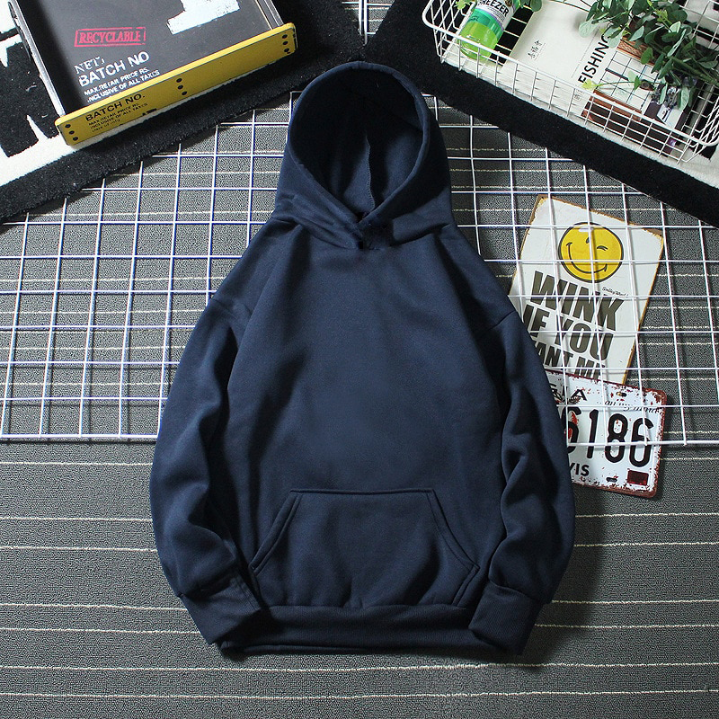 Hooded Sweatshirt Men S-4XL Jumpers Soft Oversized Hoodie Light Plate Long Sleeve Pullover Solid Women Couple Clothes Asian Size. 