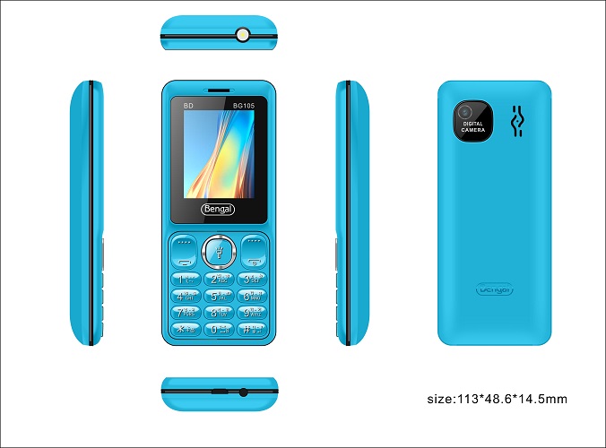 Bengal BG105 BD Dual SIM Feature Button Mobile Phone. 