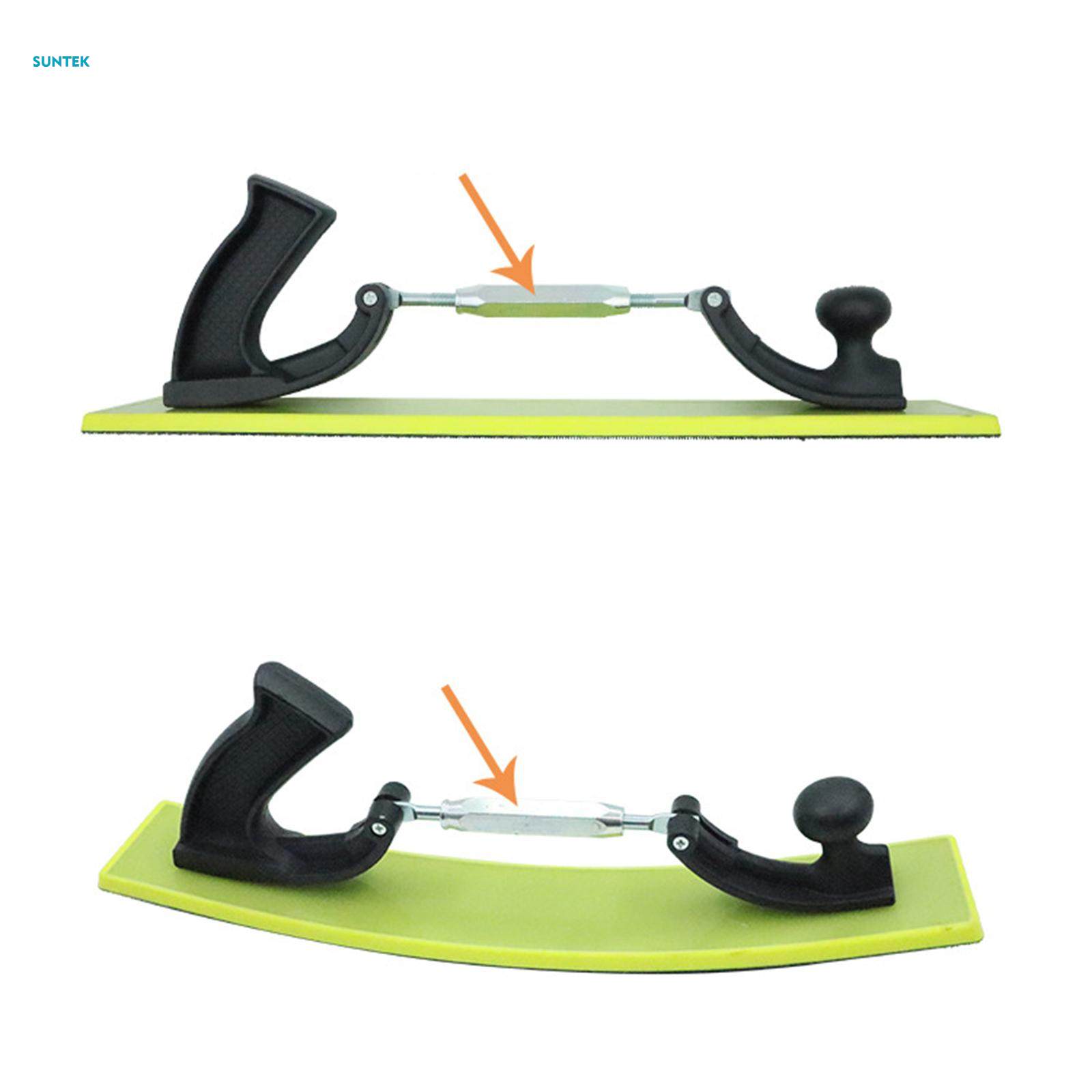 Hand Sanding Board Hand File Board Rotating Handle Car Body Polisher Flexible Sheets Part Rectangular Panel for Wall Grinding