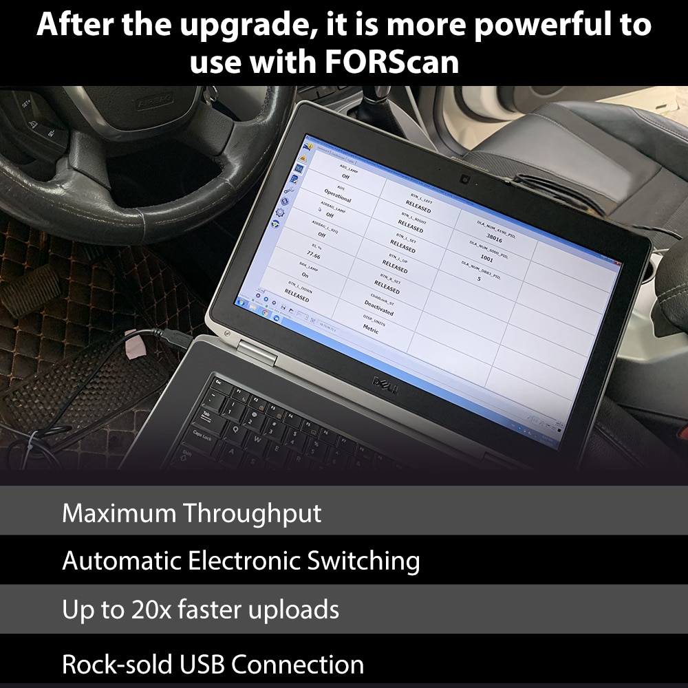 FORScan Pro ELM327 V1.5 for Ford Coding USB OBD2 Scanner Adapter Car Diagnostic Tool HS/ MS CAN Auto Switch F150 F250 F350 F450. 