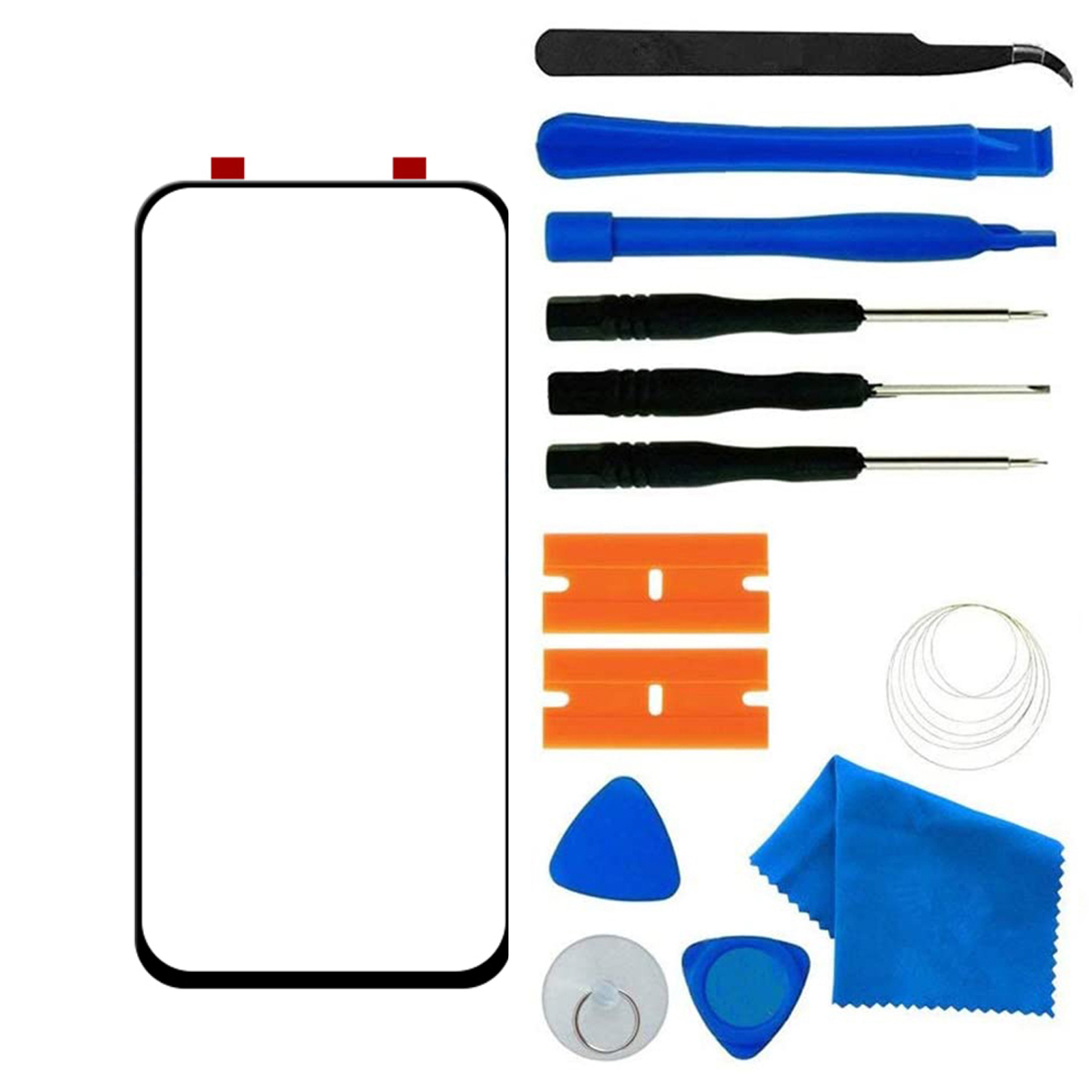 Outer Front Phone Touch Screen Replacement Tool Accessory for Samsung Galaxy A90. 