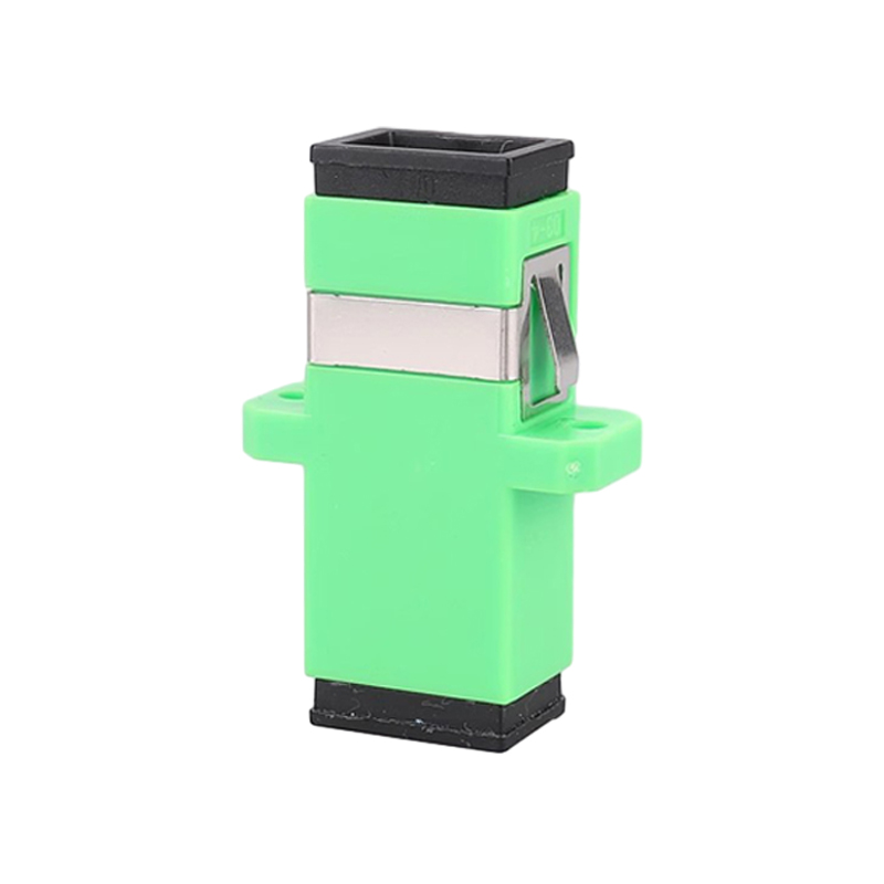 Fiber Optic Sc Keystone Coupler Green Sc/apc Optical Jack Plug Sc-Sc X Singlemode Apc For Network Lan Connector. 