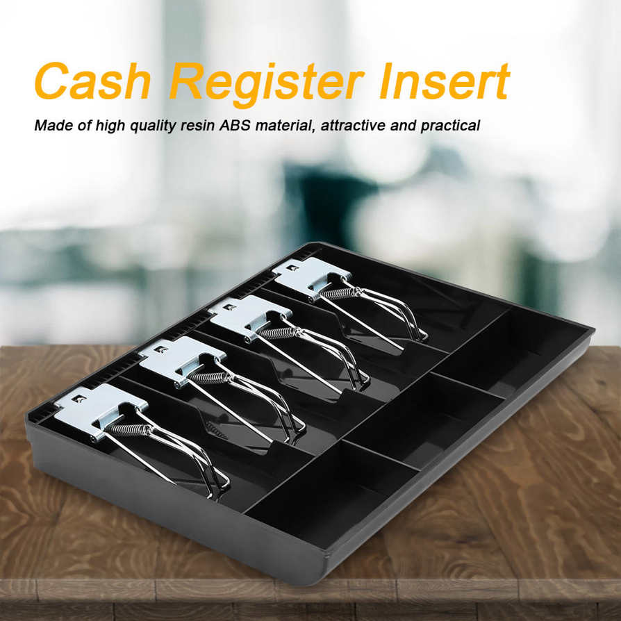 Money Cash Register Till Insert Tray Replacement Coin Cashier Drawer Box. 