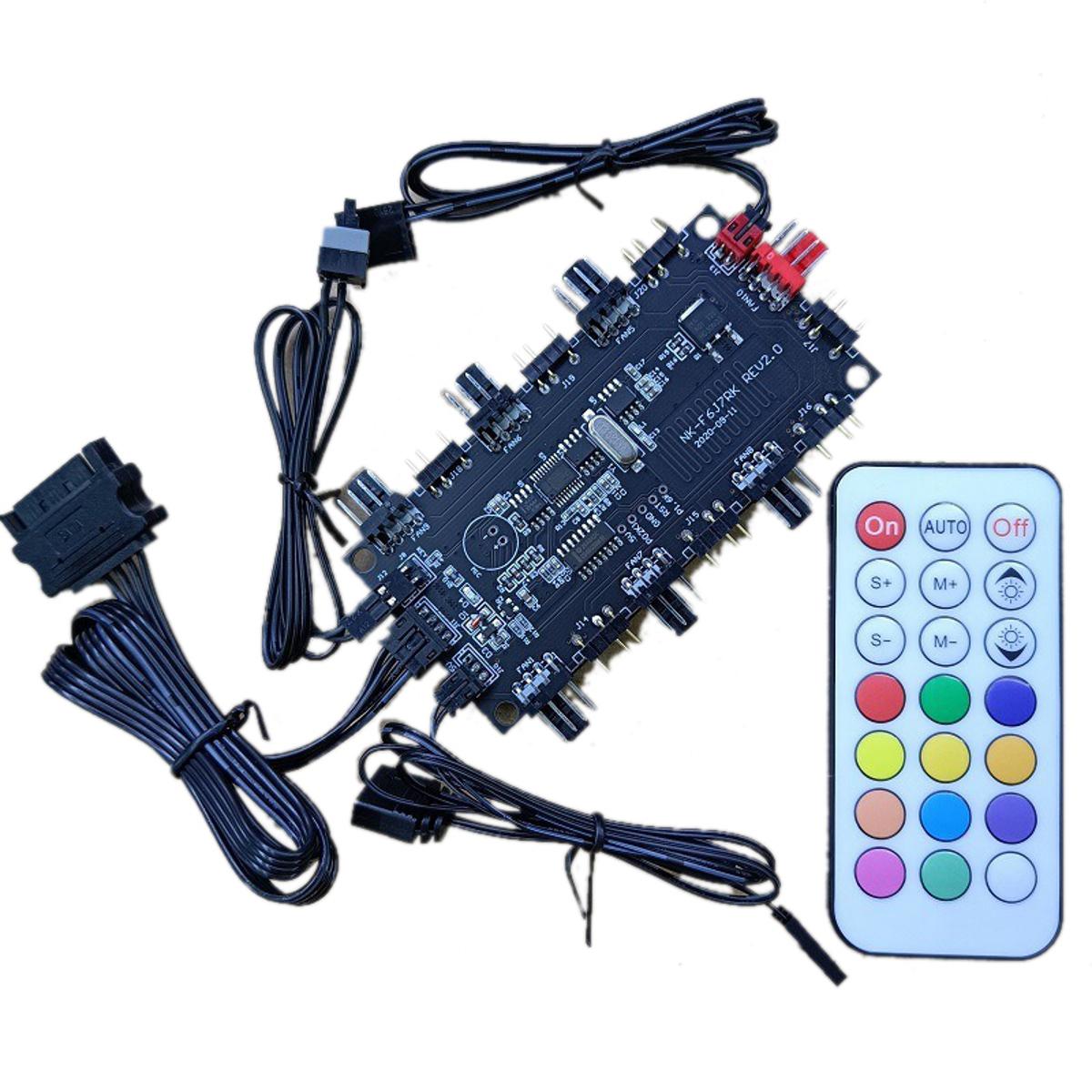 【FUPANG】RGB AURA ARGB Splitter Hub Case Controller Extension Cable Adapter LED Strip Light. 