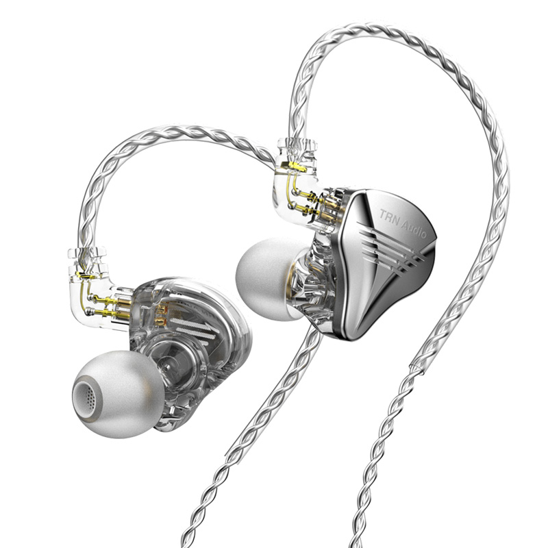 TRN TA2 HiFi Audio Triple Hybrid Driver(1DD+2 Knowles BA) Earphone IEM Metal Shell with Detachable Headset Running Headphone. 