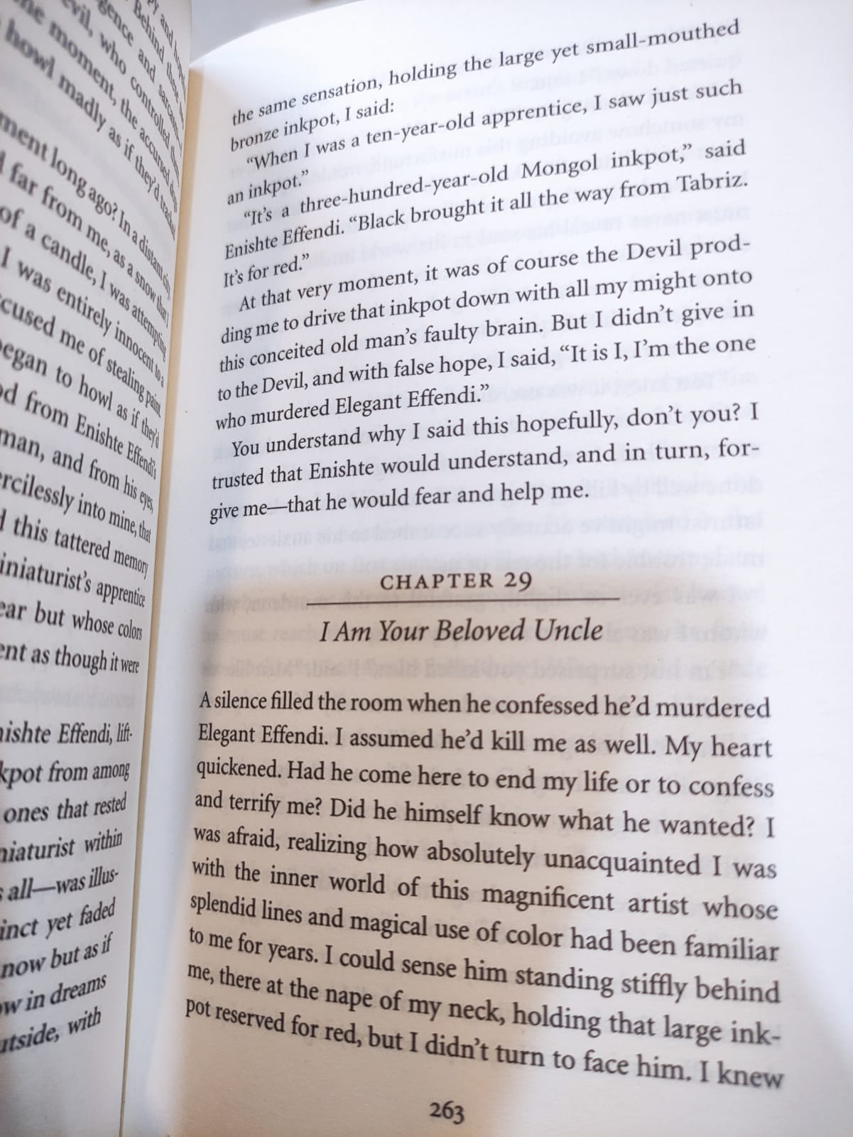 my name is red by orhan pamuk. 