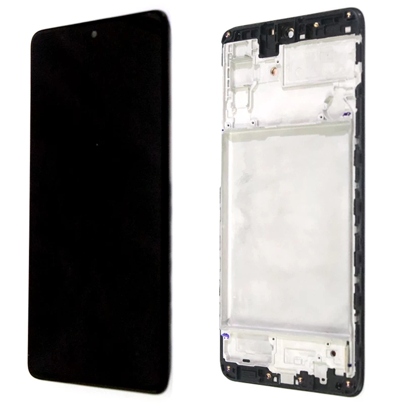 LCD With Frame For Samsung M51 M515  Display Touch Screen Digitizer Assembly Replacement Parts. 