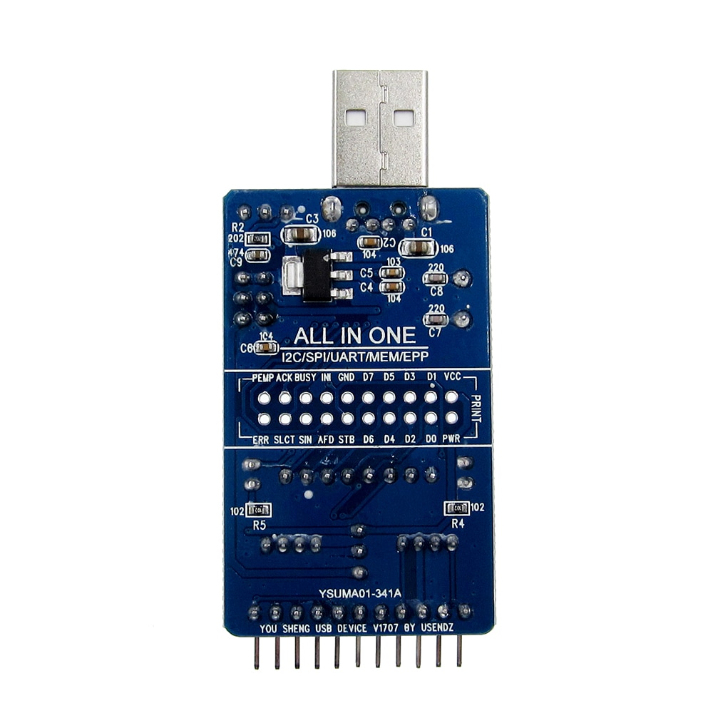 CH341A USB to SPI I2C IIC UART TTL ISP Serial Adapter Module EPP/MEM Converter For Serial Brush Debugging RS232 RS485. 