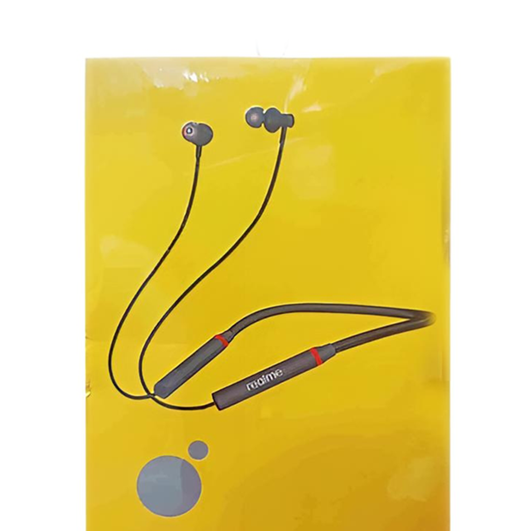 Realme R60 Silica Gel Neckband Bluetooth Earphone Multicolor
