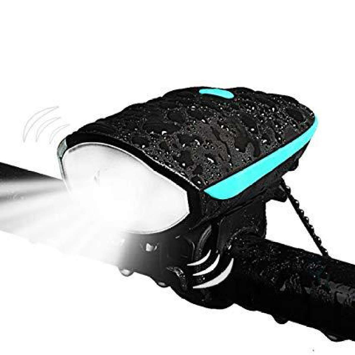 Light Up Your Bike with a Waterproof Rechargeable 2-in-1 Bicycle Light and Horn in Various Colors -Easy To use and Clean, A Unique Choice For Cyclists. 