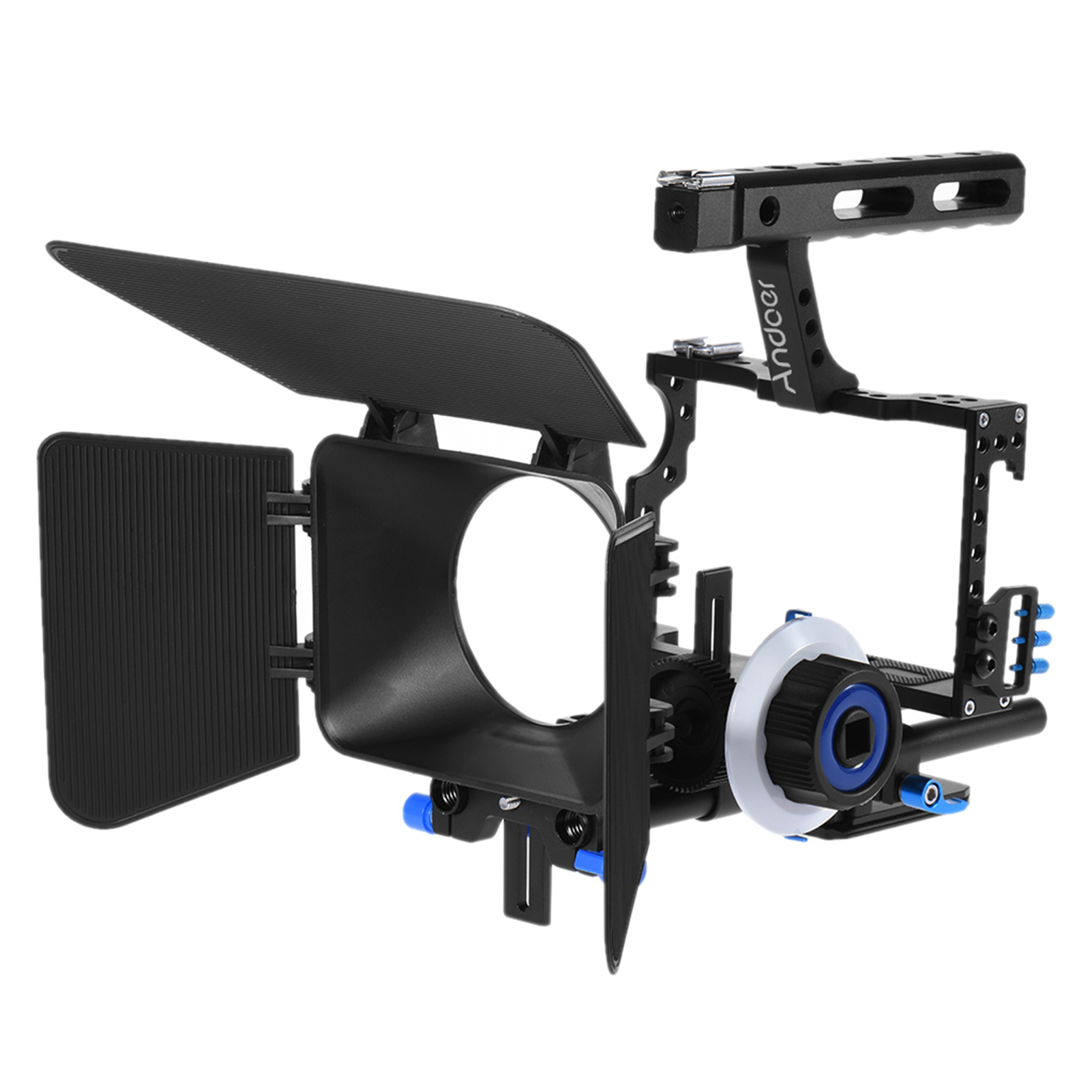 Andoer C500 kamera kamera Video kafes Rig kiti Film yapma sistemi için Panasonic için GH4 Sony A7S/A7/A7R/A7RII/A7SII/A7IV ILDC. 