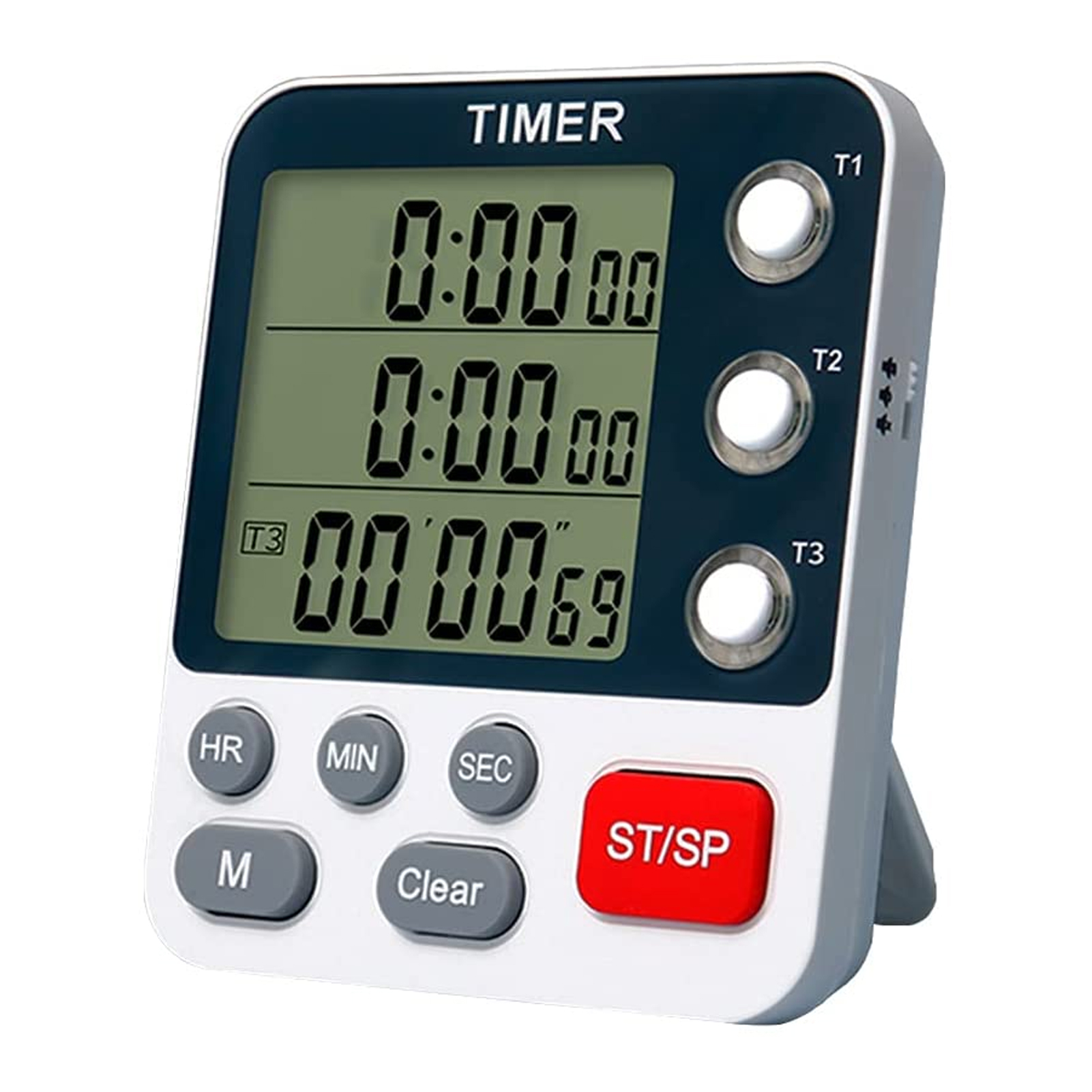 Alarm r Large Display Screen Scratch Resistant Magnetic Reminder. 