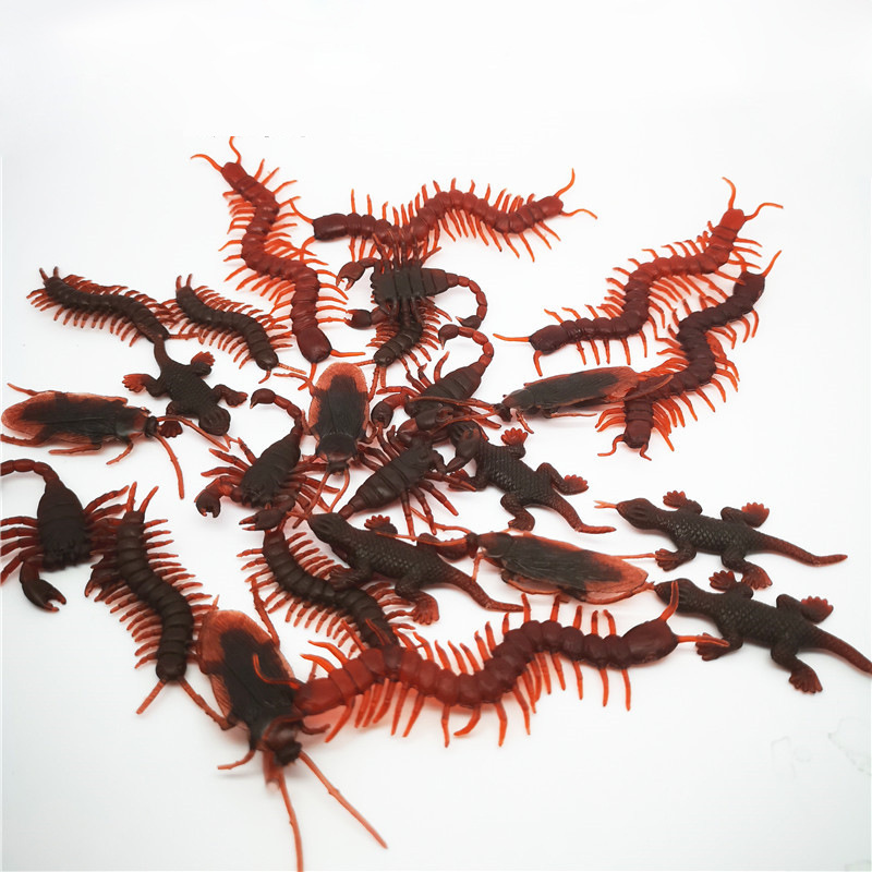 Cockroach 5 pcs Realistic Insect Prank Funny Toys Simulation Insect Toy Chinese Silicone Soft Simulation Plastic Cockroach Toy Realistic. 