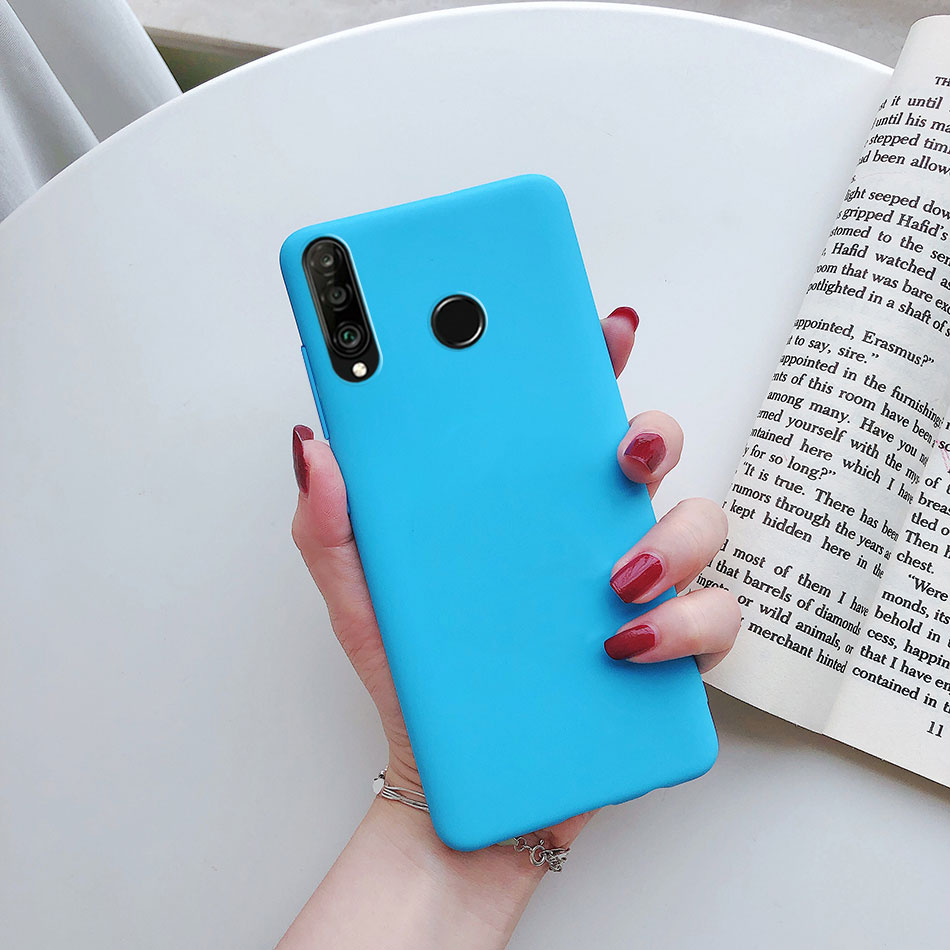 Case For Huawei P40 Lite E P30 Lite Pro P20 Lite P10 P Smart Plus Z 2019 2018 Matte Soft Back Cover Case. 