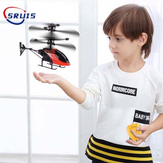 Helicopter Sensor Remote Control Helicopter-Mini Flying Hand Sensor Helicopter Aircraft Suspension Induction LED Light Kids Toy Gift