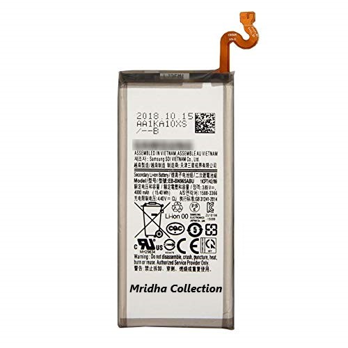 Samsung Galaxy S9+ Battery Lithium Polymer Replacement Battery With 3500 mAh Capacity For SM-G965F, SM-G965U, SM-G965W, SM-G9650, SM-G965U1, SM-G965N, SCV39, SM-G965X, SC-03K. 
