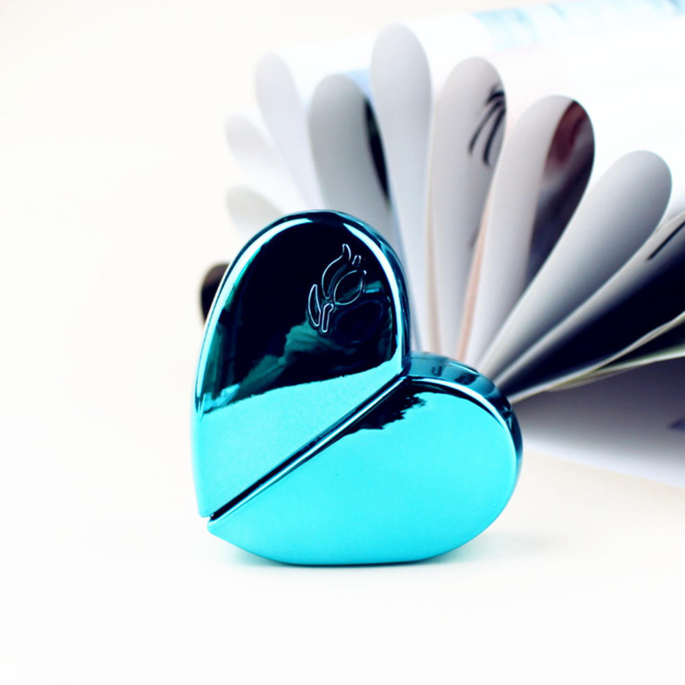 Small Glass Perfume Bottle Delicate 6 Colors Heart-shaped Spray Atomizer 25ml Sample Portable For Travel Daily Use Perfume. 