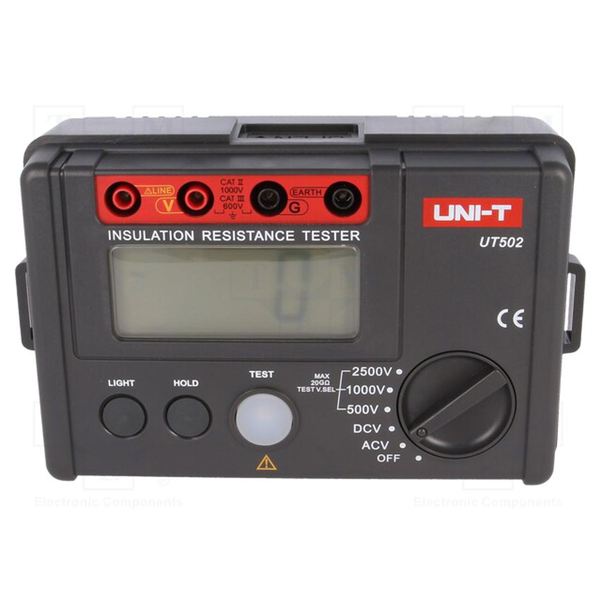 UNI-T UT502 Digital Insulation Resistance Tester Megger 500-2500V - Kings Trading. 