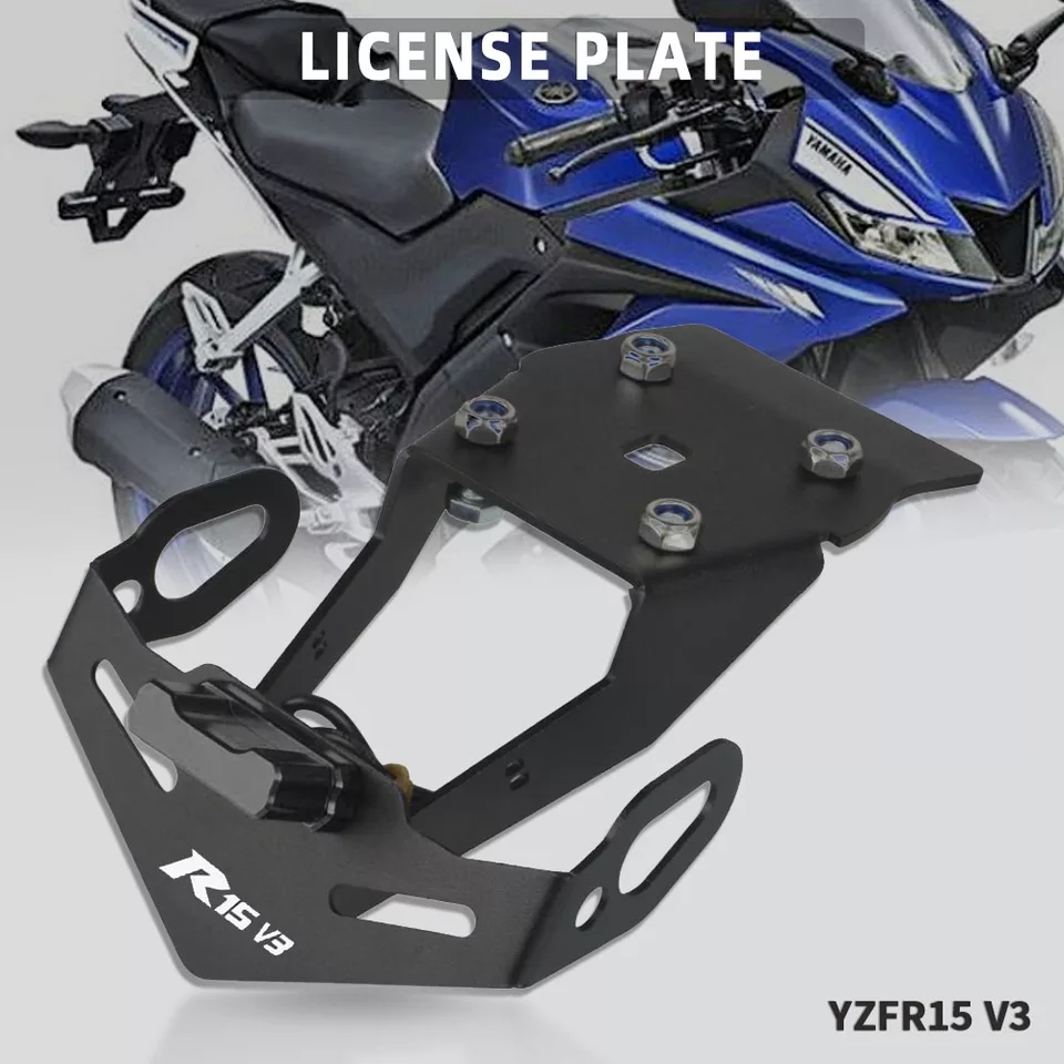 R15 V3 Motorcylce Tail Tidy Fender Eliminator License Plate Bracket Mount Accessories FOR YAMAHA R15 V3 ( Black Color ). 
