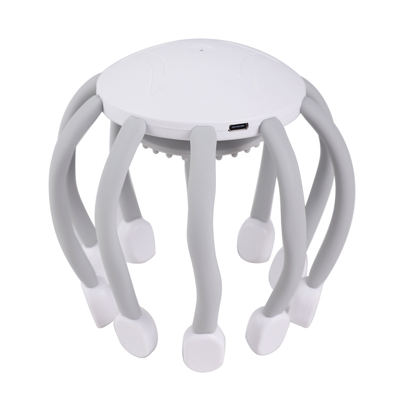 200PCS Octopus head massager intelligent multi-dimensional vibration scalp relax sleep dredge decompression massage instrument. 