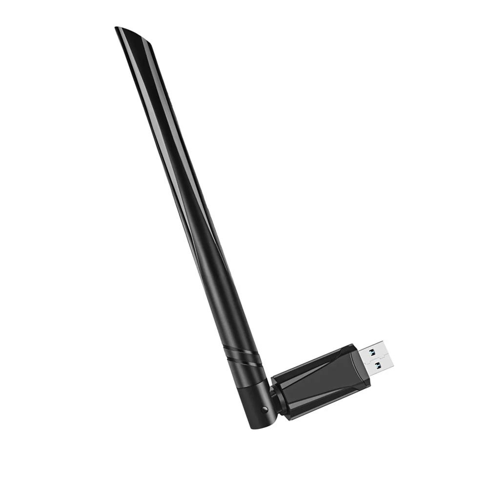 WiFi6 USB Adapter AX900 Bluetooth 5.3 Dual band 900Mbps Wireless Network Card Wifi Antenna Dongle Free Drive For PC Win10 11. 
