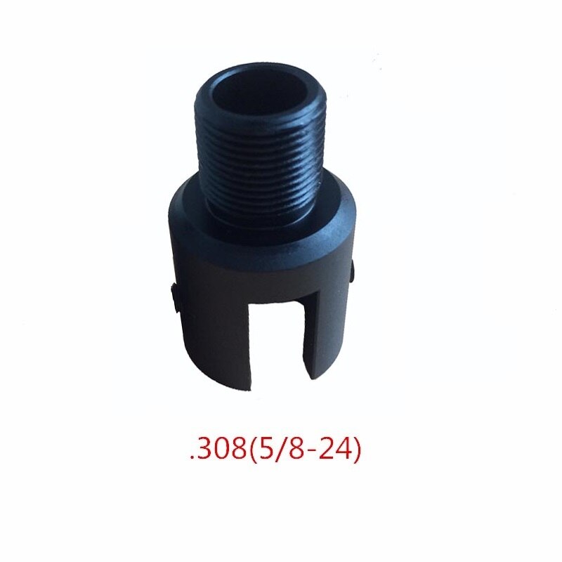 【happy one】Barrel End Threaded Adapter 5/8x24 for Ruger 10/22 thread adaptor CNC Alloy Steel Muzzle Adapter5/8-24 5/8"x24. 