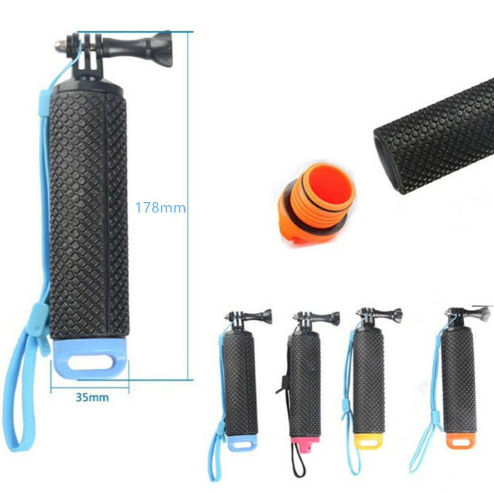 BassPal Water Floating Hand Grip Handle Mount Float accessories for Go Pro Gopro Hero 8 7 6 5 4 Xiaomi Yi 4K SJ4000 SJ5000 Action Camera in Summer swimming stick diving. 