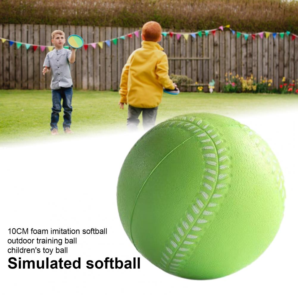 Small Softball High Elastic Compact Portable Children Toy Baseball No Deformation Simulation Softball for Workout. 