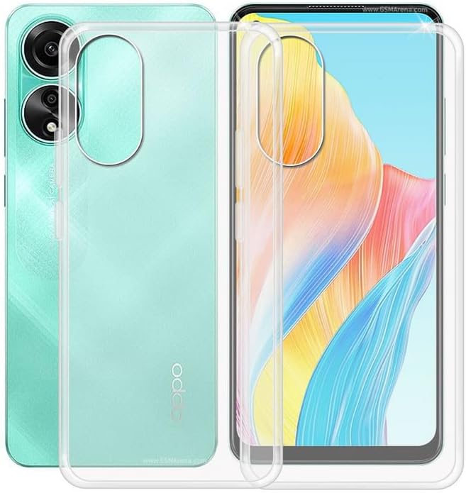 oppo A78 Transparent TPU Phone Case Cover