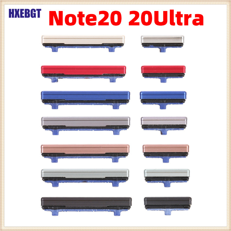 For Samsung Galaxy Note20 , Note 20 Ultra Side Button Set Power Button+ Volume Button Key Switch Smartphone Repair Parts