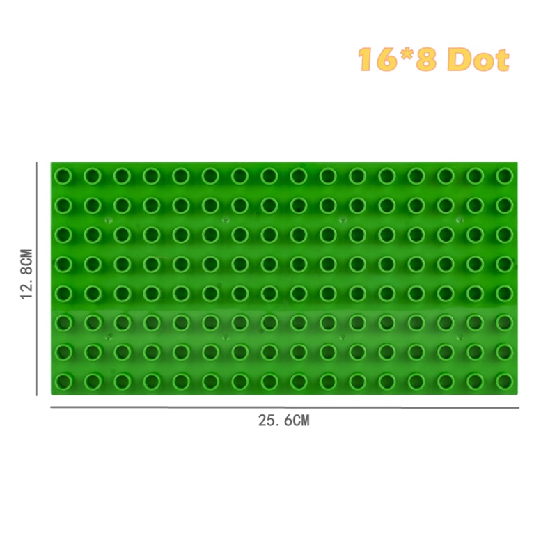 5 Styles Big Building Plastic BlocksPlates Base Figures Comptatible Large Bricks Foundation Baseplates Children Kids Toys Gifts. 