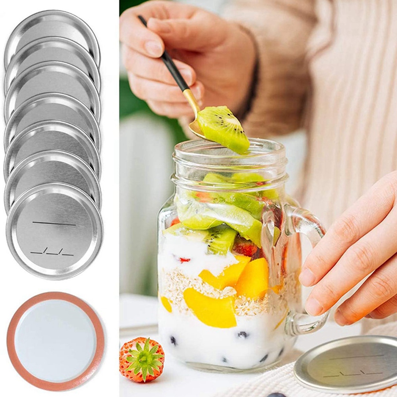 200Pcs 70mm Regular Mouth Canning Lids for Ball,Jars Split -Type Metal Mason Jar Lids for Canning,for Regular Mouth Jars. 