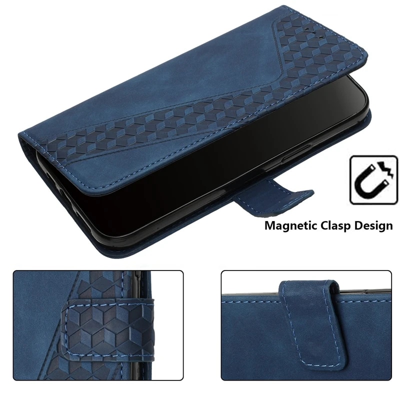 For Samsung Galaxy A5 2017 Case 3D Geometric Wallet Phone Case on sFor Coque Samsung A5 2017 SM-A520F A 5 A3 2017 Leather Cover. 