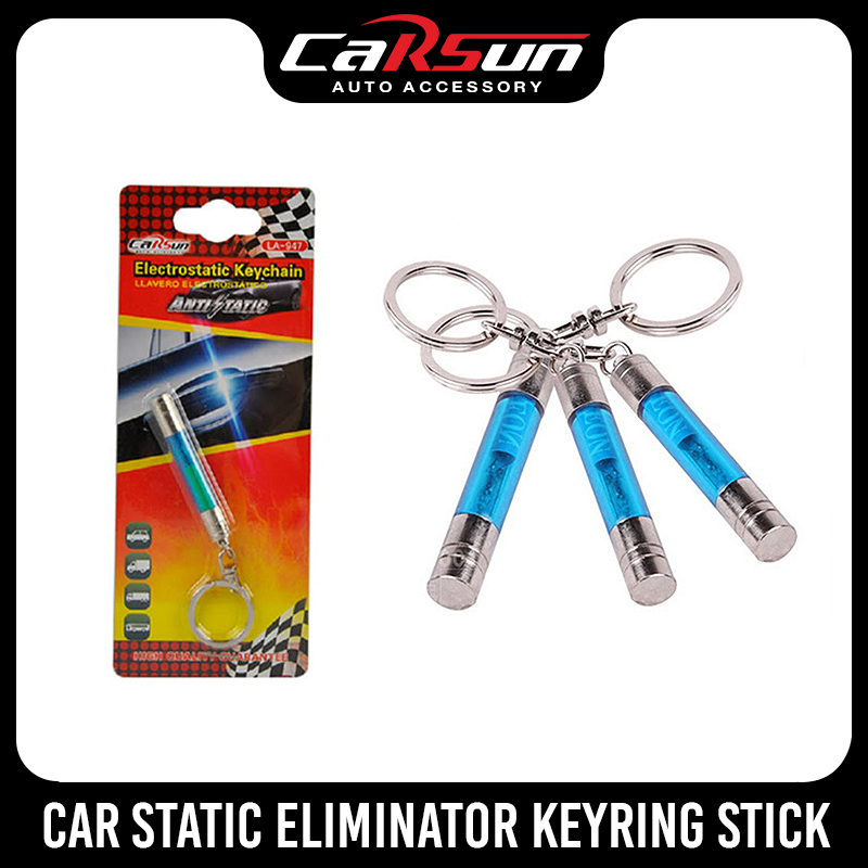 Carsun Static LED Electricity Remover Electrostatic Keychain Discharge Anti-Static Key Chain