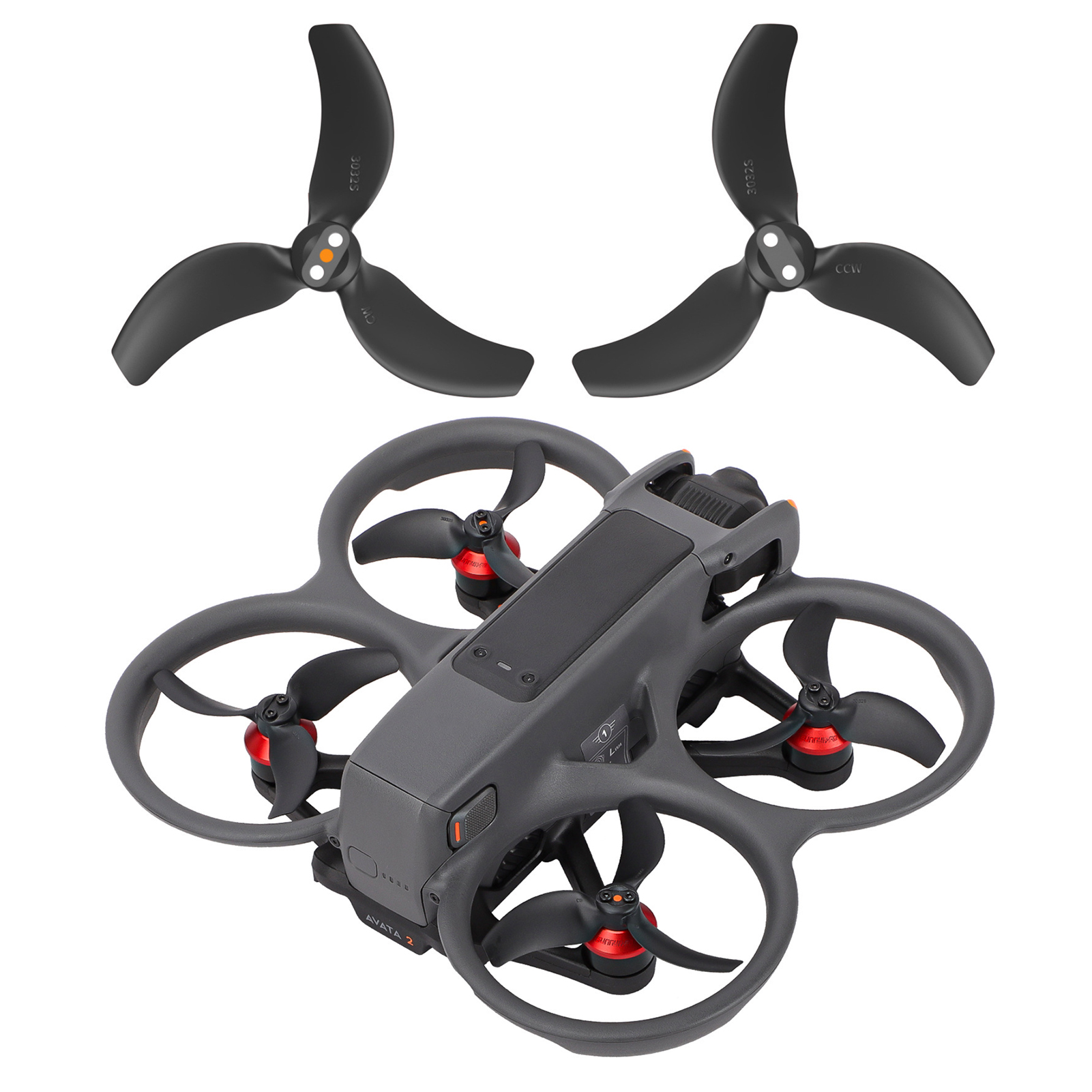 Radiant Blade Set Low Noise Set for Dji Avata 2 Pairs Blade Parts with Screriver Replement cessories Quick Release. 