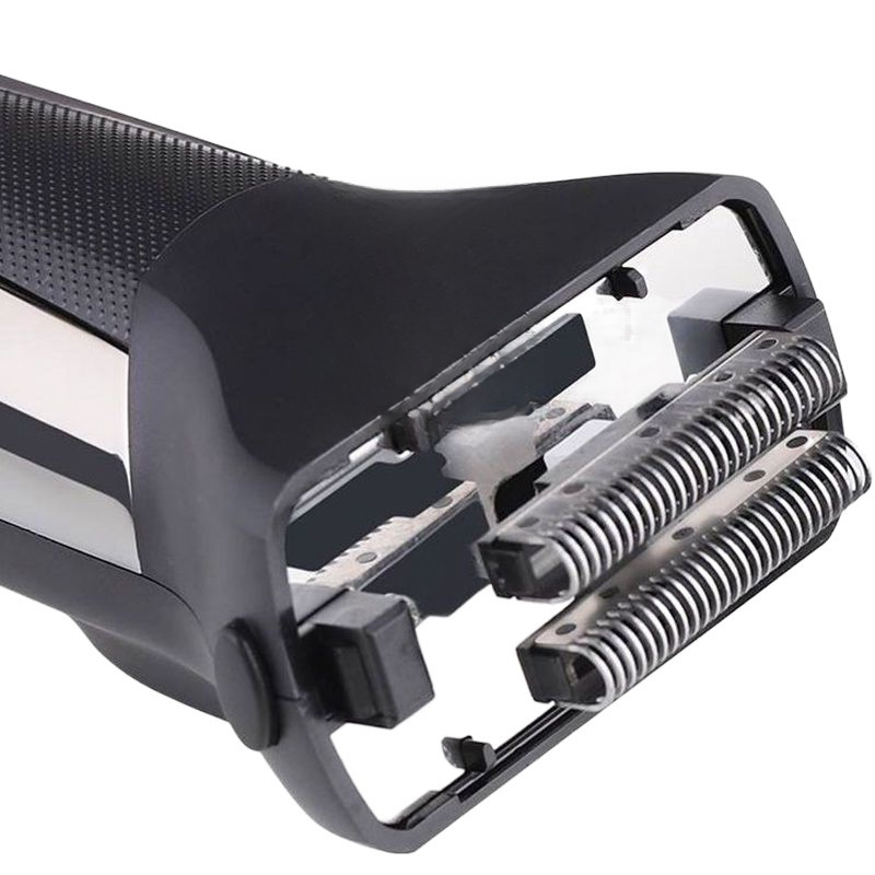 German electric shaver for men with digital display, high-power dual-head rechargeable shaver, smart fast-charging shaver. 