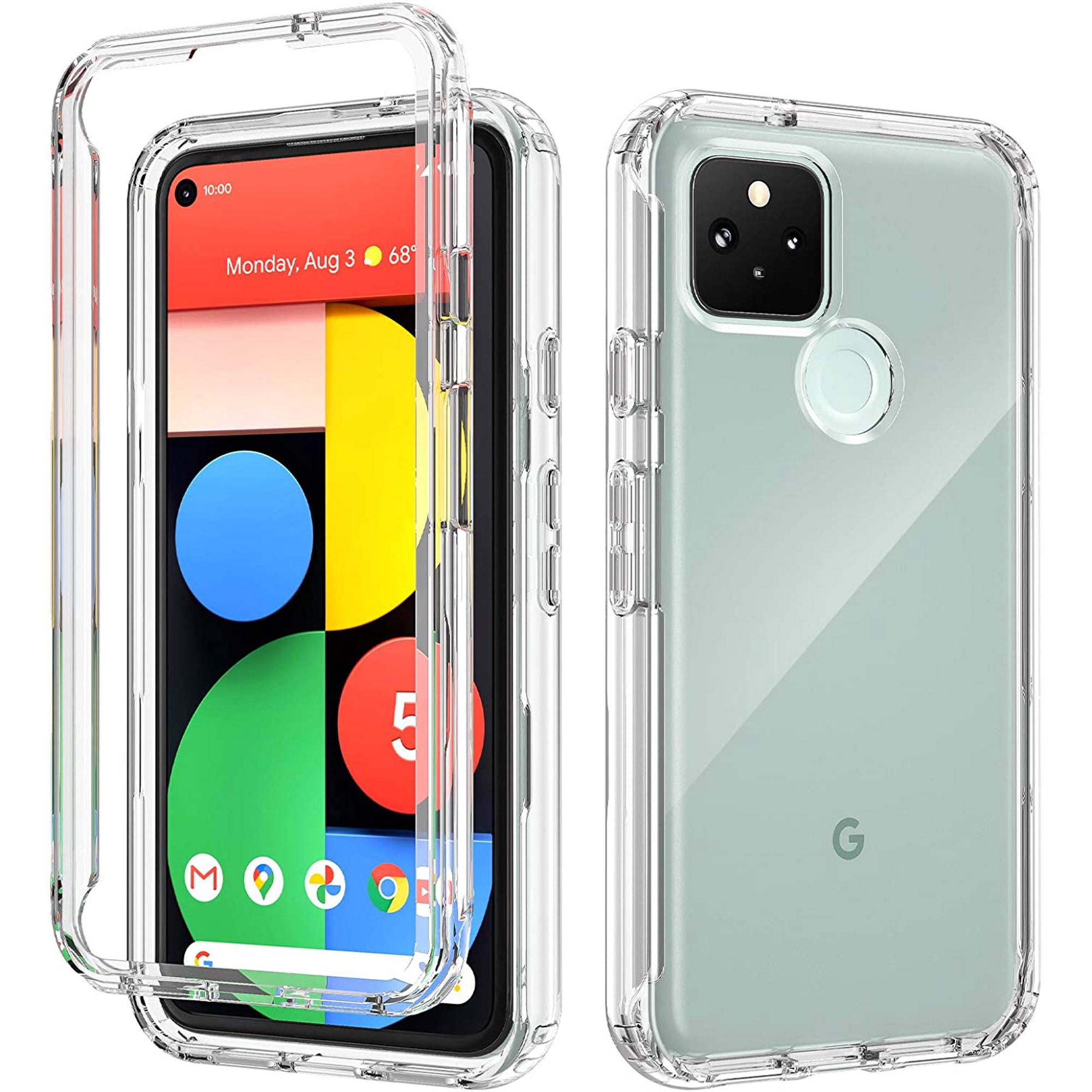 For Google Pixel 5 Back Cover Pixel5 Case Cover Thin Slim Soft TPU Silicone Shockproof Cover Case for Google Pixel 5. 