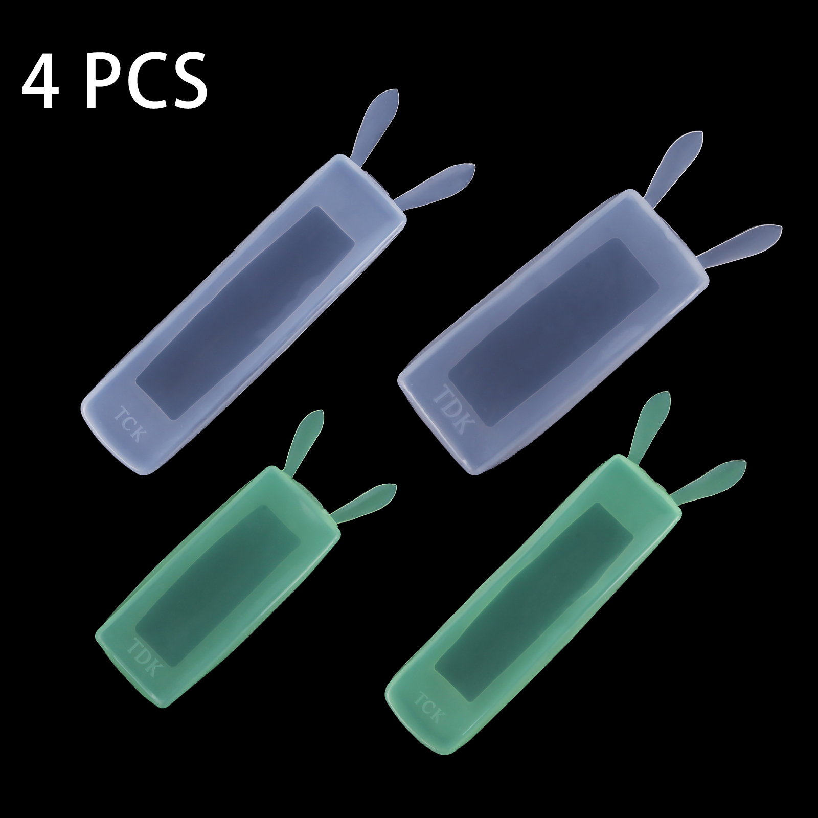 【Toy life hall】1/4Pcs Remote Control Protective Cover Air Condition TV Remote Control Wsterproof Case Rabbit Ear Dustproof