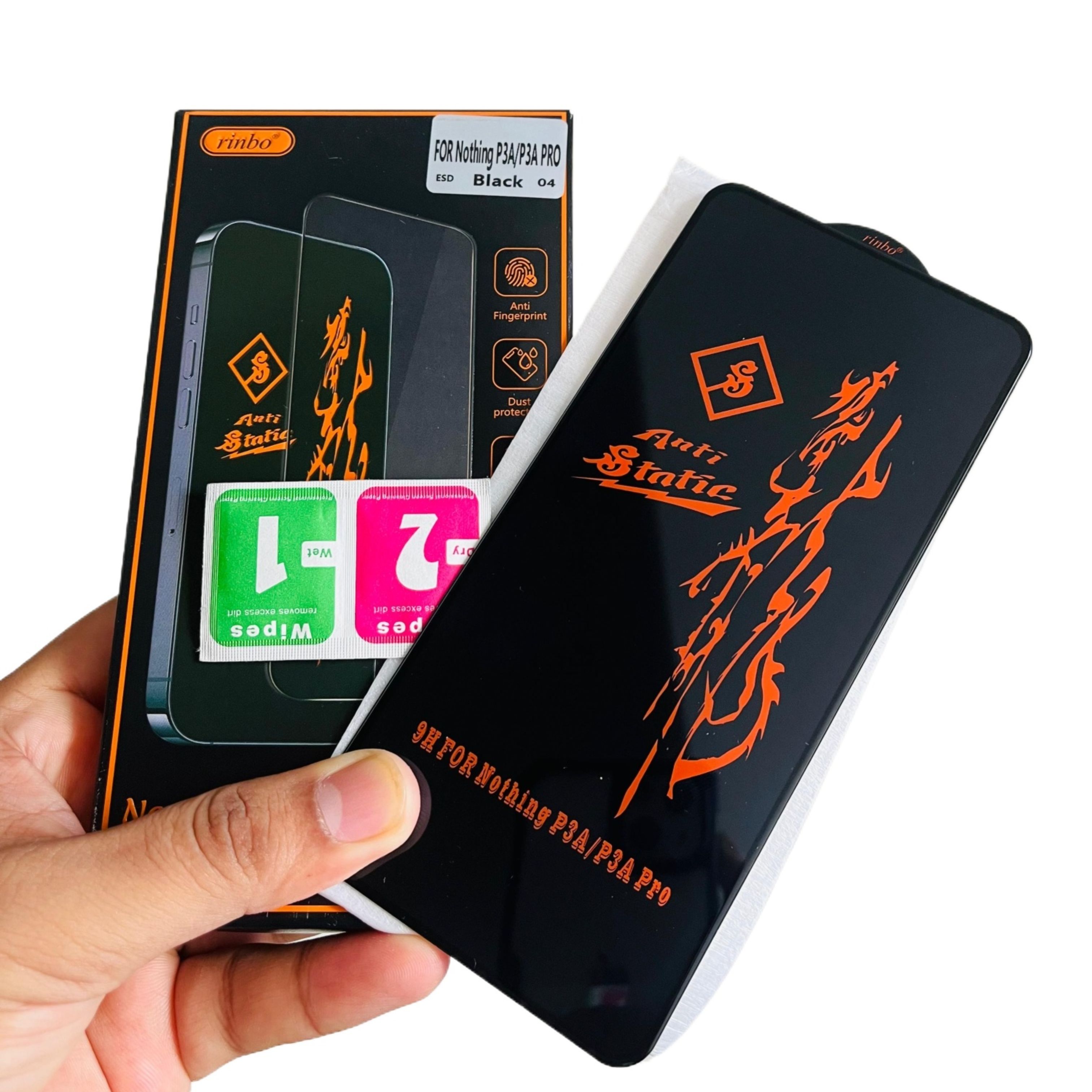 Rinbo Screen Protector For Nothing Phone 3A/3A Pro Temepered Glass Premium Quality Gorila Glass Screen Protector NothingPhone3A/3APro. 