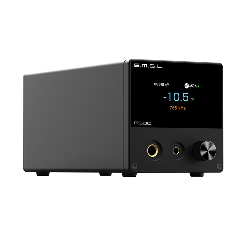 SMSL M500 MKIII MQA-CD Decoder ES9038PRO XU316 32bit 768kHz DSD512 Bluetooth Audio M500 MK3 DAC Amplifier. 