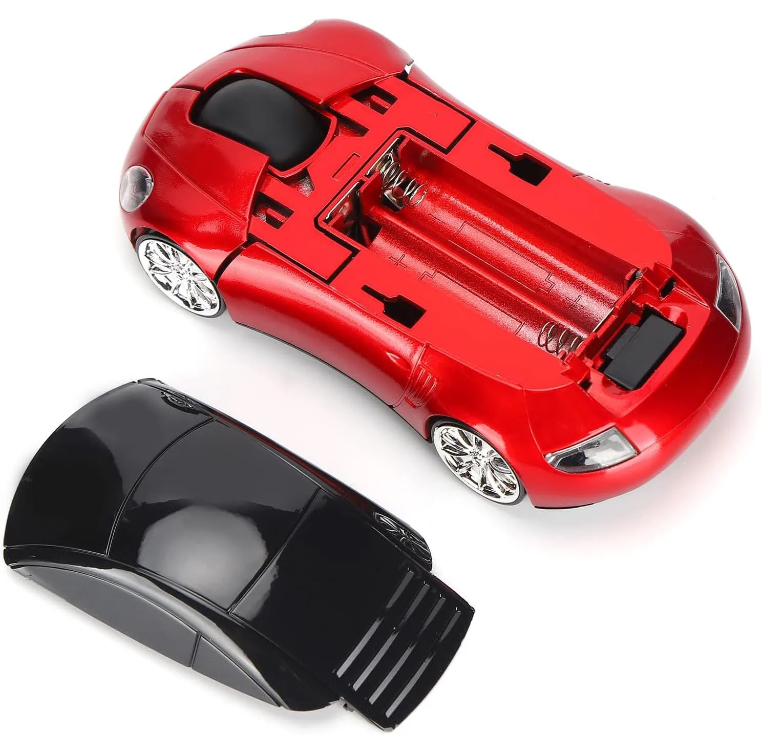 2.4G Wireless Mouse Car Mouse, Wireless Mouse Car Shape Ergonomic Optical Cordless Mice with USB Receiver Mause for PC Office. 