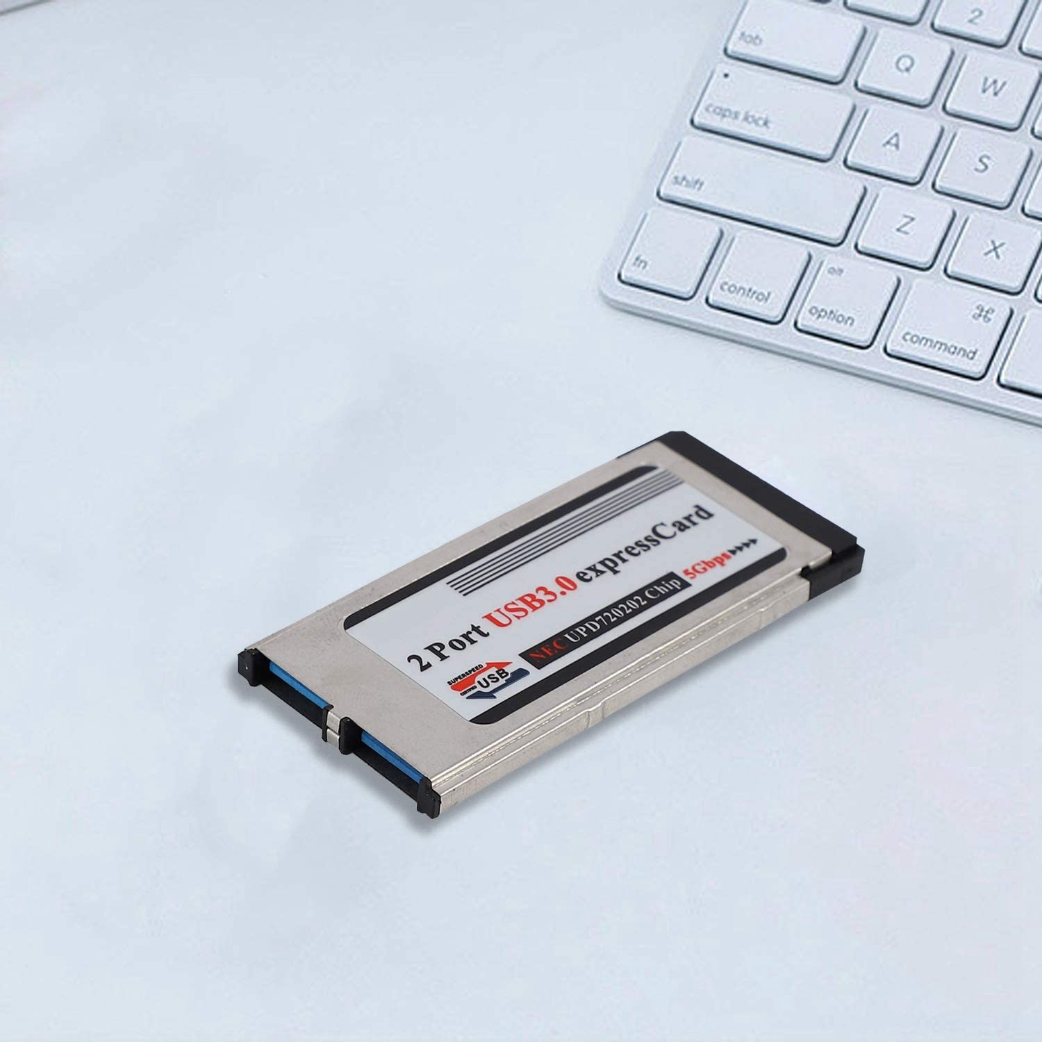 (New) high-speed dual 2 Port USB 3.0 express card 34mm slot express card PCMCIA converter adapter for laptop notebook. 