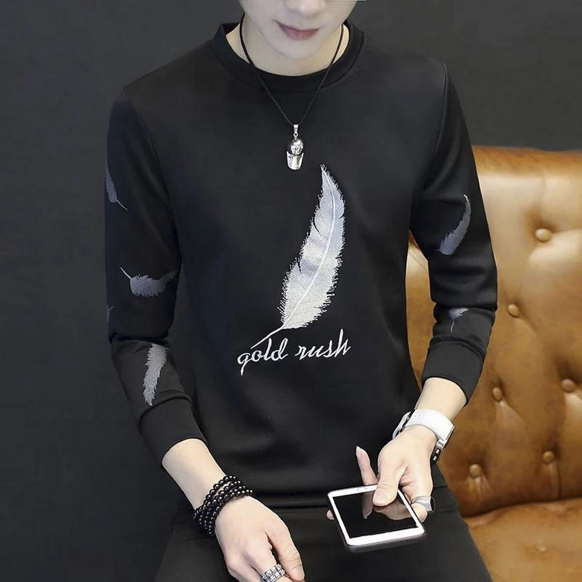 full sleeve printed t shirts for men