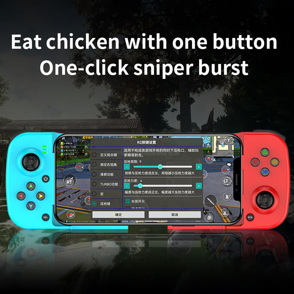 D3 Mobile Phone Gamepad 400mAh Mobile Phone Stretch Game Controller Bluetooth-Compatible5.0 Cell Phone Gamepad for PS4/NS Switch. 