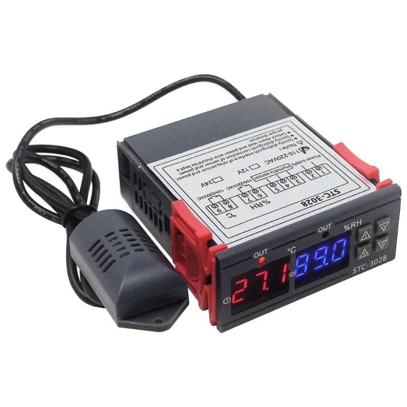 STC 3028 Digital Temperature and Humidity Controller Supply AC 220V Egg Incubator Controller. 