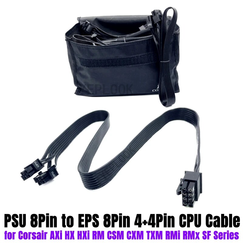Original Corsair GPU PCIe 8Pin CPU 4+4Pin SATA Molex 24Pin Modular Cable for Corsair RM RMi RMx RMe AXi HX HXi CS-M CX-M TX-M SF. 