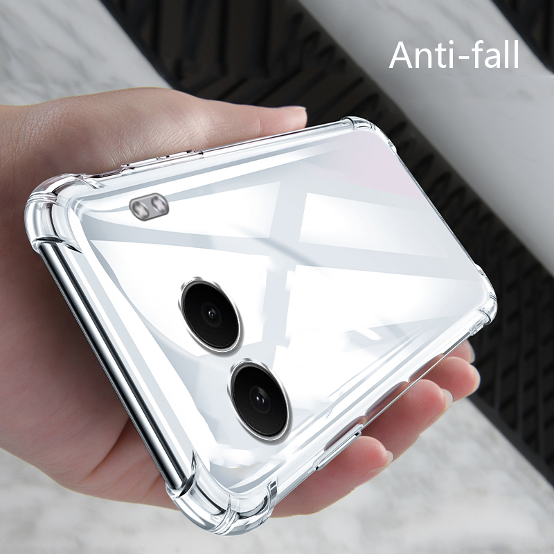Olige Casing For Oneplus Nord 4 New transparent airbag four corners drop-proof all-inclusive phone case